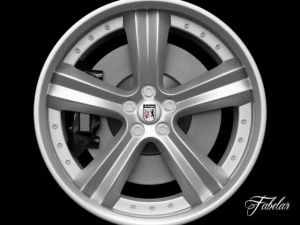 artega gt rim 3D Model
