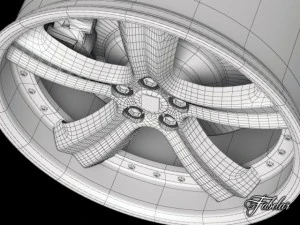 artega gt rim 3D Model