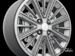 aston martin cygnet rim Modelo 3D