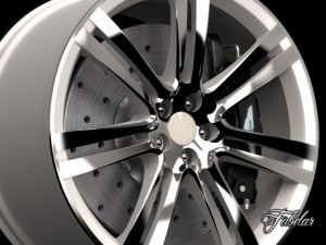 aston martin one77 rim 3D Model