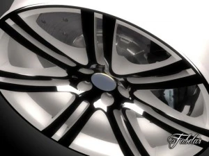 aston martin one77 rim 3D Model
