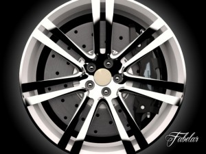 aston martin one77 rim Modèle 3D
