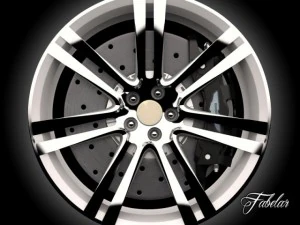 aston martin one77 rim 3D Model