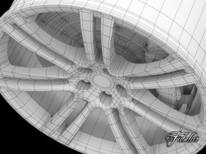 aston martin one77 rim Modèle 3D