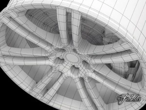aston martin one77 rim 3D Model