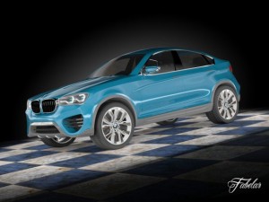 bmw x4 concept std mat Modello 3D