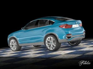 BMW X4 Concept стандартный коврик 3D Модель