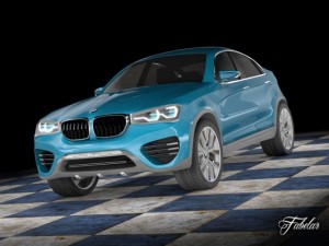 bmw x4 concept std mat Modello 3D