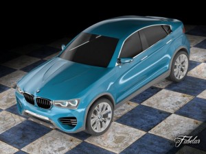 bmw x4 concept std mat Modello 3D