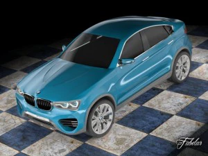BMW X4 Concept стандартный коврик 3D Модель