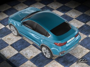 bmw x4 concept std mat Modello 3D