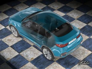 BMW X4 Concept стандартный коврик 3D Модель