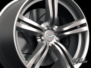 aston martin v8 rim 3D 모델