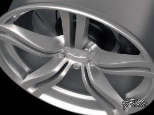 aston martin v8 rim 3D Модель