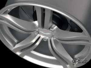aston martin v8 rim 3D Model