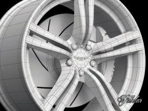 aston martin v8 rim 3D Model