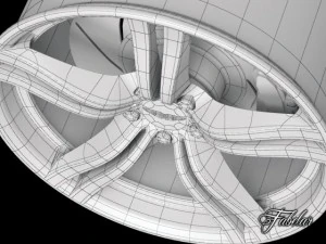 aston martin v8 rim 3D Model