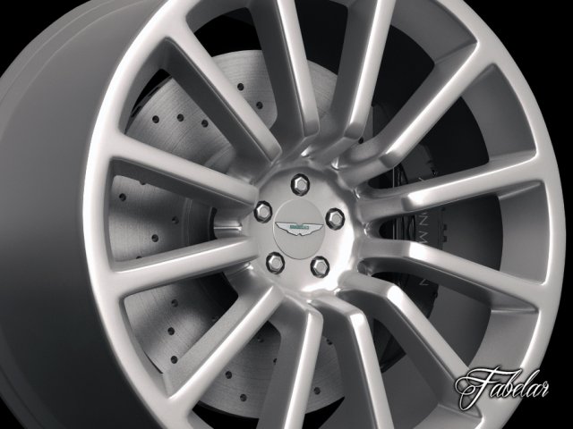 aston martin vanquish rim 3D Модель .c4d .max .obj .3ds .fbx .stl .blend 