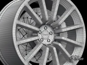 aston martin vanquish rim 3D Model