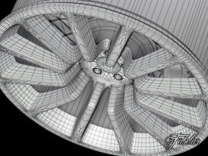 aston martin vanquish rim 3D Модель