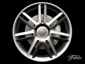 audi a3 rim 3D Model