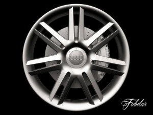 audi a3 rim 3D Model