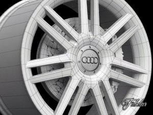 audi a3 rim 3D Model