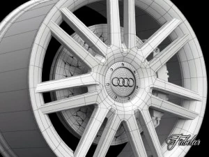 audi a3 rim 3D Model