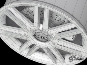 audi a3 rim 3D Model