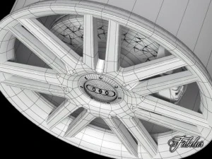 audi a3 rim 3D Model