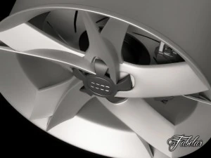 audi a5 rim 3D Model