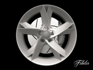 audi a5 rim 3D Model