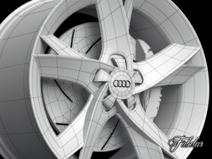 audi a5 rim 3D Model