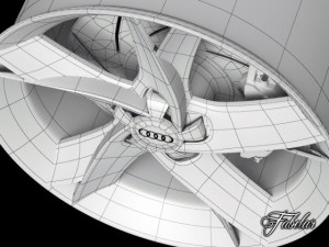 audi a5 rim 3D Model