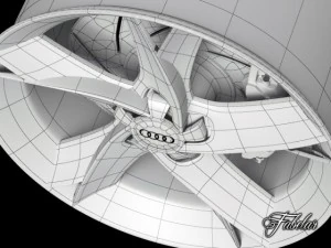 audi a5 rim 3D Model