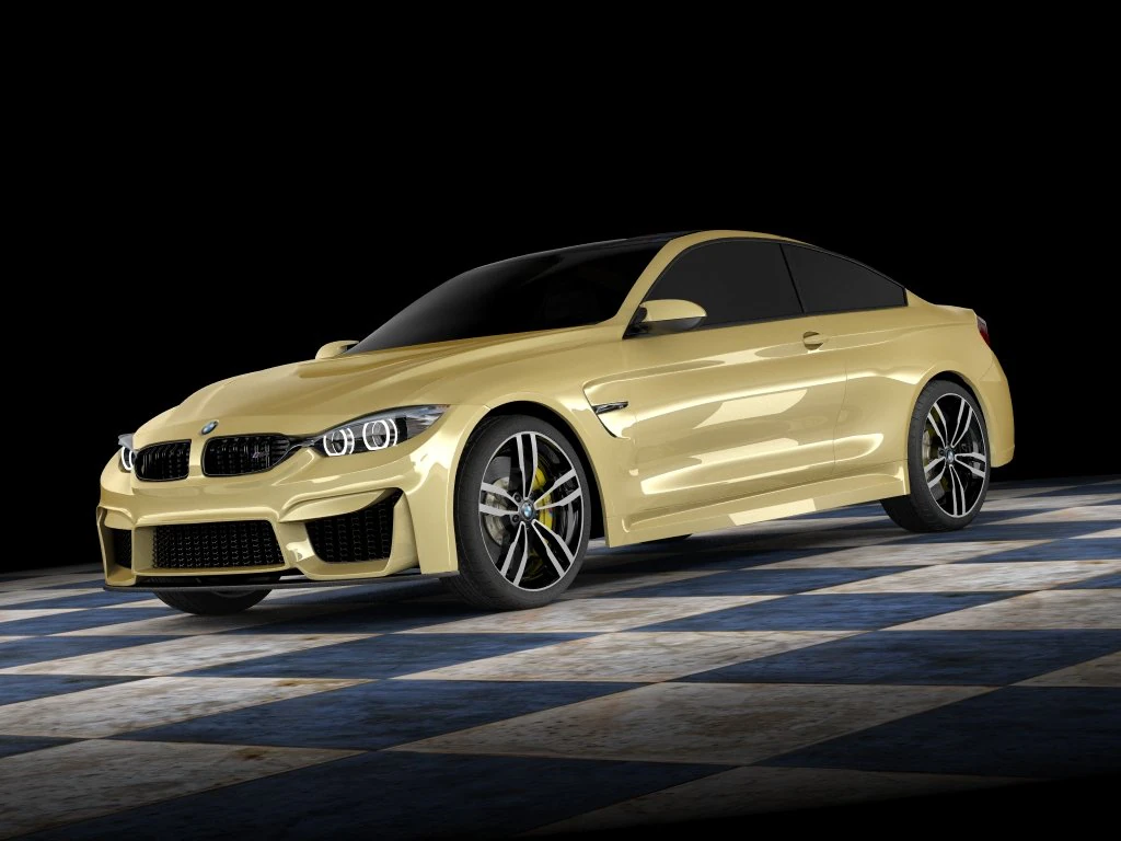 концепт купе bmw m4 стандартный коврик 3D Модель .c4d .max .obj .3ds .fbx .stl .blend