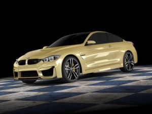 bmw m4 coup concept std mat Model 3D