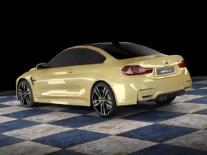 bmw m4 coup concept std mat Modelo 3D
