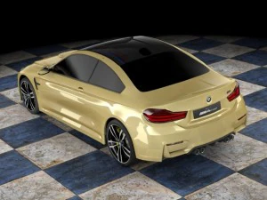концепт купе bmw m4 стандартный коврик 3D Модель