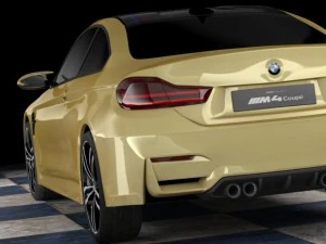 концепт купе bmw m4 стандартный коврик 3D Модель