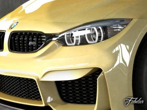 концепт купе bmw m4 стандартный коврик 3D Модель