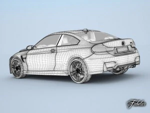 концепт купе bmw m4 стандартный коврик 3D Модель