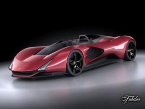 ferrari aliante concept 3D मॉडल