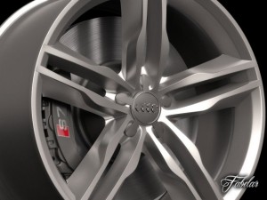 audi s7 rim 3D Model