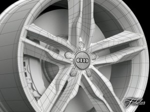 audi s7 rim Model 3D