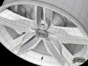 audi s7 rim Model 3D