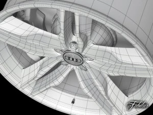 audi s7 rim 3D Model