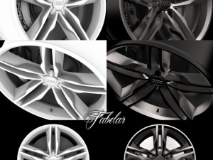 audi s7 rim Model 3D