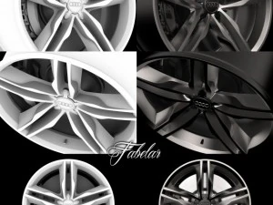 audi s7 rim 3D Model