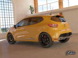 renault clio rs 2013 std mat 3Dモデル